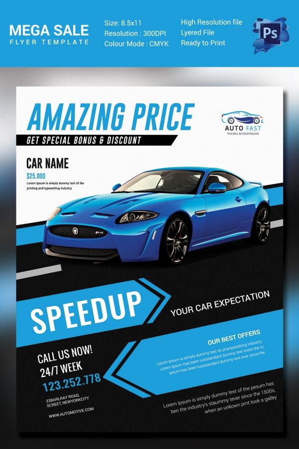 example advertisement to sell a car