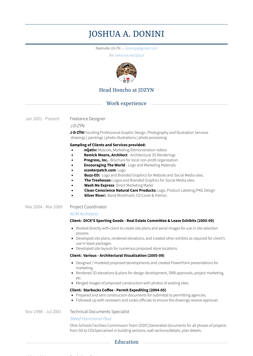 how to list freelance work on resume example