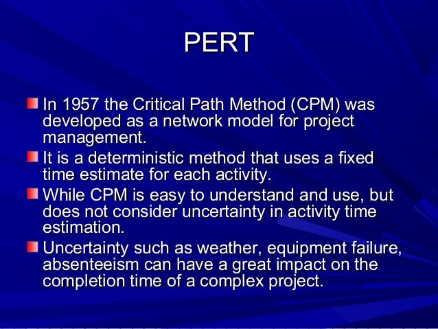 critical path method example with solution pmp