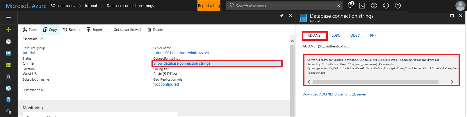 jdbc connection string oracle example