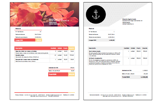 an example of a pay invoice for a graphic designer