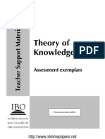 example ib theory of knowledge essay