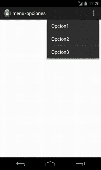 android checkable menu item example