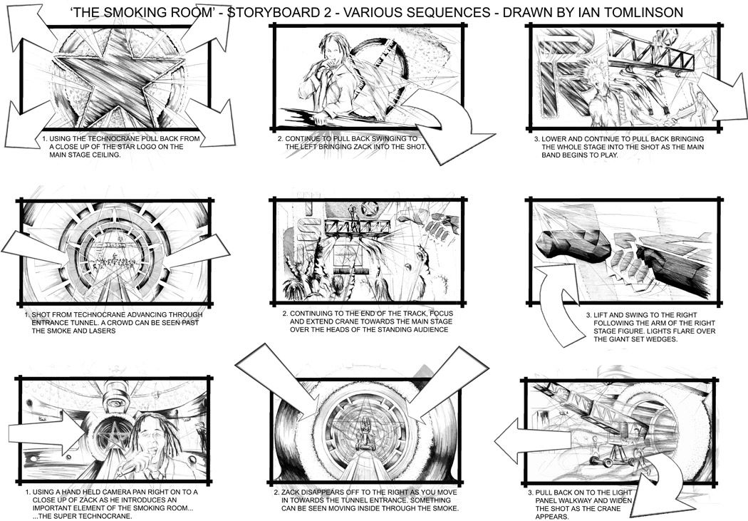 example of a story board drawing