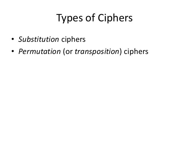 substitution cipher and transposition cipher with example