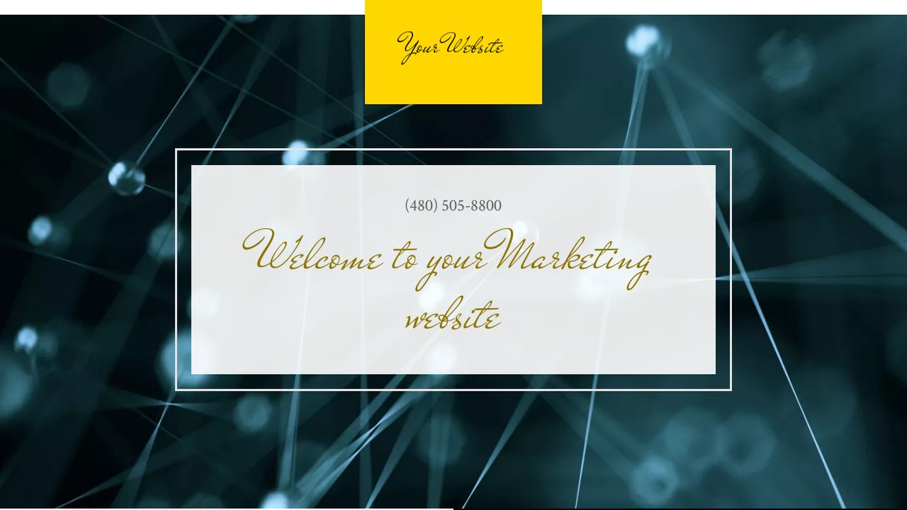 example of a marketing website