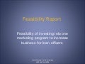 feasibility study in project management example