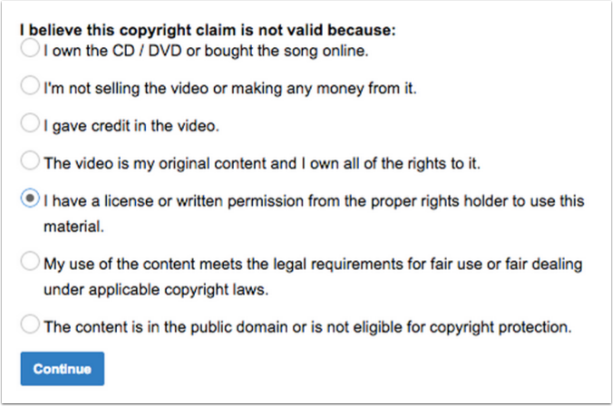 how to write a copyright statement example