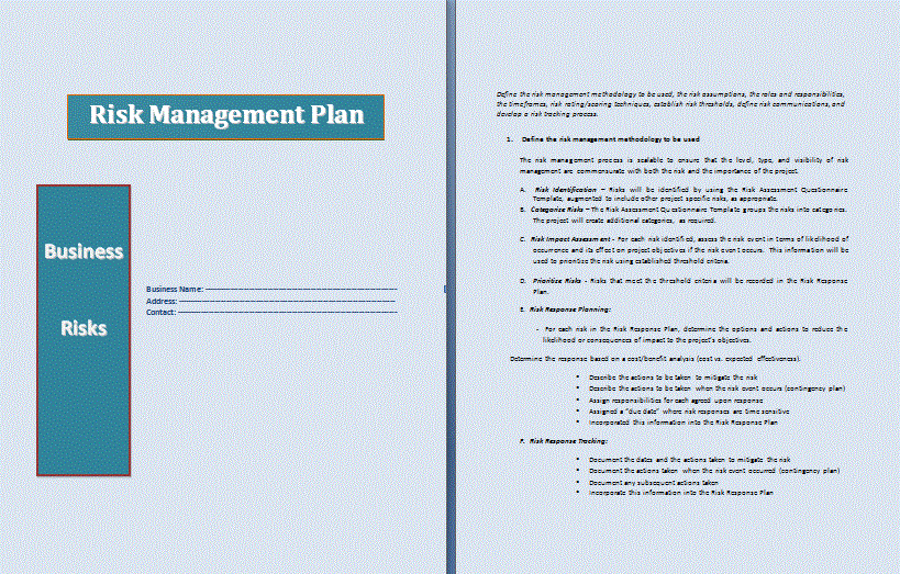 risk management plan example for drugstore