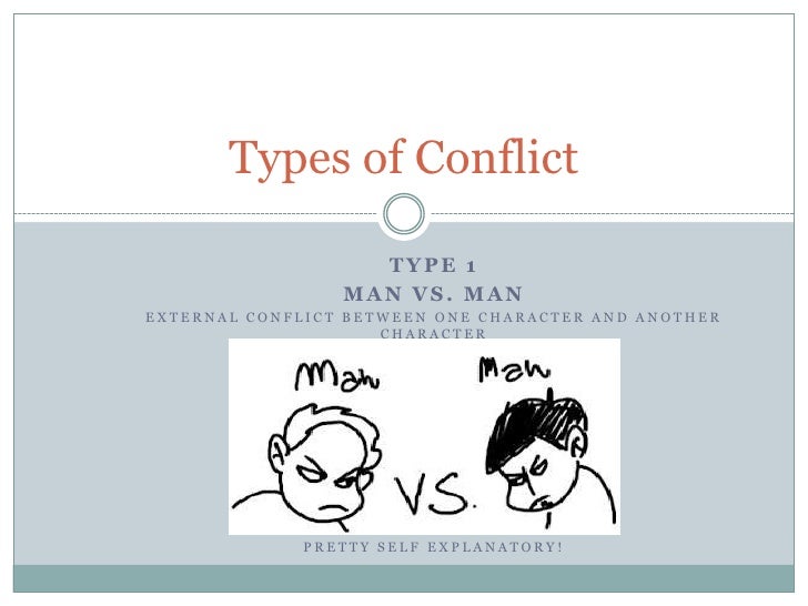which is an example of external conflict